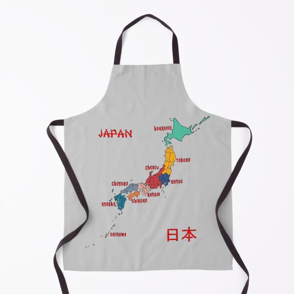Item preview, Hand drawn Map of Japan, Japanese prefectures, names of regions designed and sold by mashmosh.