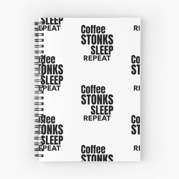 Artikelvorschau, Coffee Stonks Sleep Repeat, Daytrading, Börse entworfen und verkauft von DiscGolfTees.