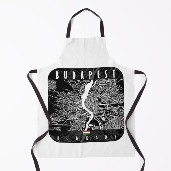 Item preview, Budapest Map Hungary designed and sold by hatimelhag.