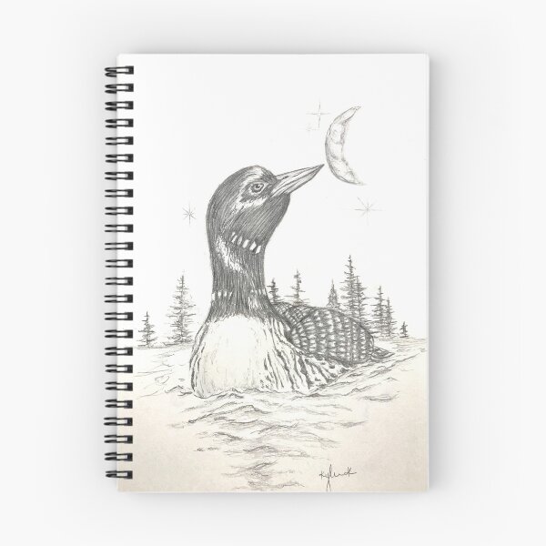 Item preview, Loon en el agua designed and sold by KylieKorienek.