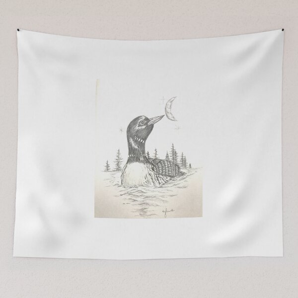 Item preview, Loon en el agua designed and sold by KylieKorienek.
