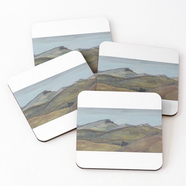 Item preview, Trotternish Ridge Skye distant hills designed and sold by skyesketches.