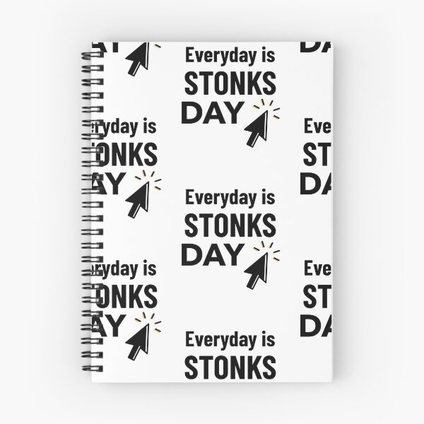 Item preview, Everyday is Stonks Day, Day Trading, Stock Market designed and sold by DiscGolfTees.