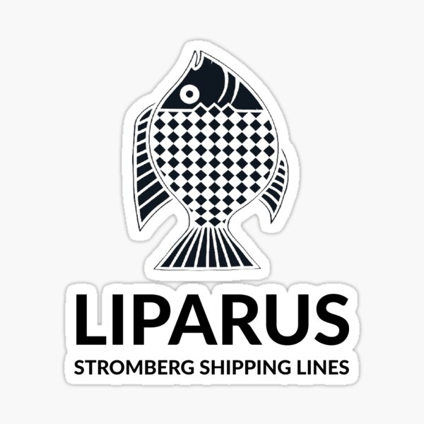 Liparus Stromberg Shipping Lines - das Logo von Liparus, Karl Strombergs Schiff aus dem James-Bond-Film The Spy Who Loved Me Sticker