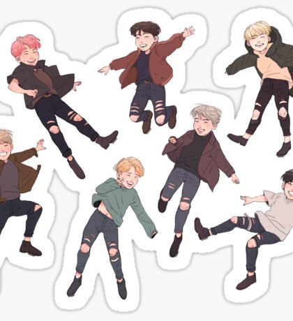  Bts  Stickers Redbubble