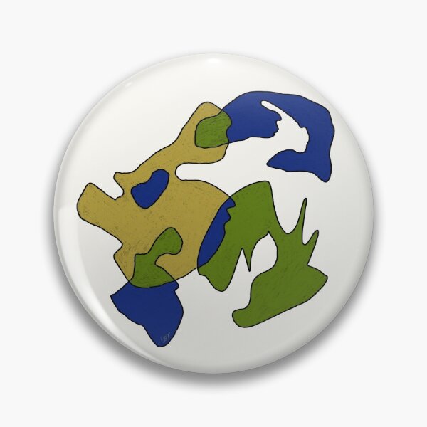 Item preview, Puddles 1 (green, blue, mustard) designed and sold by MentaLee.