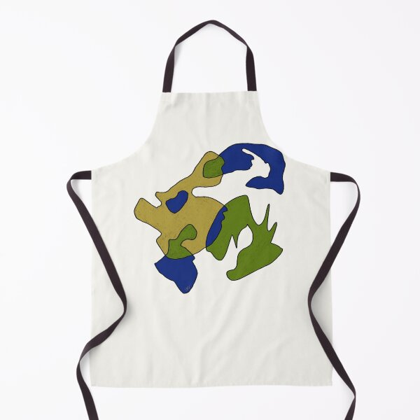 Item preview, Puddles 1 (green, blue, mustard) designed and sold by MentaLee.