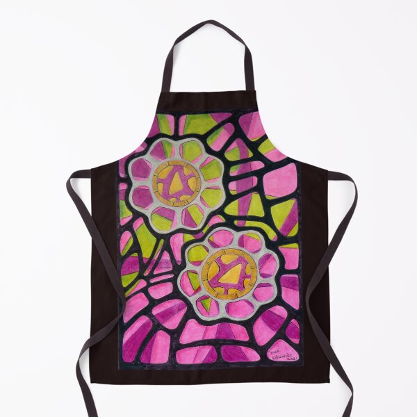 Item preview, 564 - DESIGN FOR A STAINED-GLASS WINDOW - DAVE EDWARDS - COLOURED PENCILS & INK - 2021 designed and sold by BLYTHART.