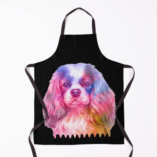 Item preview, Cute Cavalier King Charles Spaniel Dog Lover Portrait Watercolor designed and sold by alaechamlal.