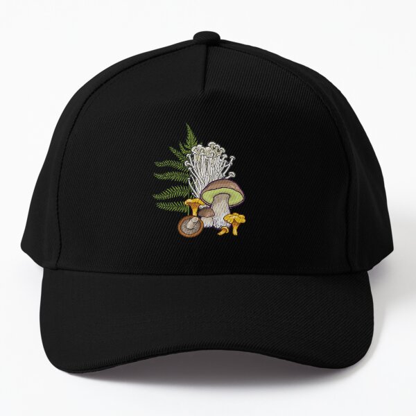 mushroom forest Baseball Cap
