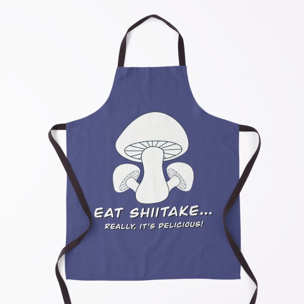 Item preview, Eat Shiitake, Really It’s Delicious - Pun for Foodies, Gag Gift - white letters designed and sold by FlorenciaBliss.