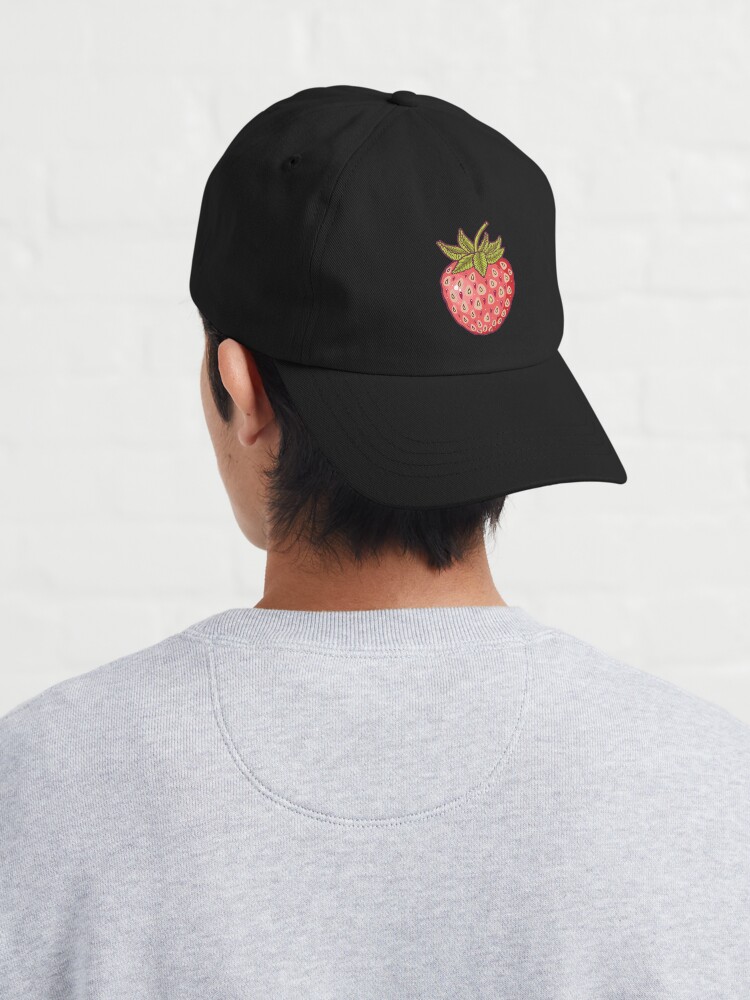 Alternate view of strawberry fields Cap