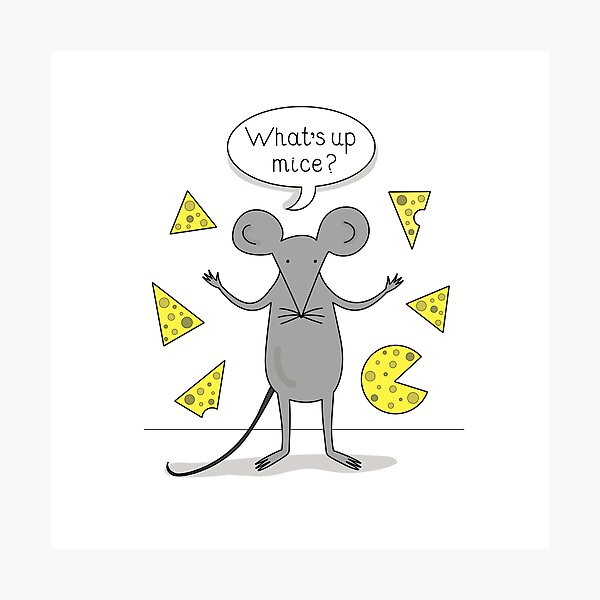 Item preview, What's up, mice? designed and sold by Kate-shop.
