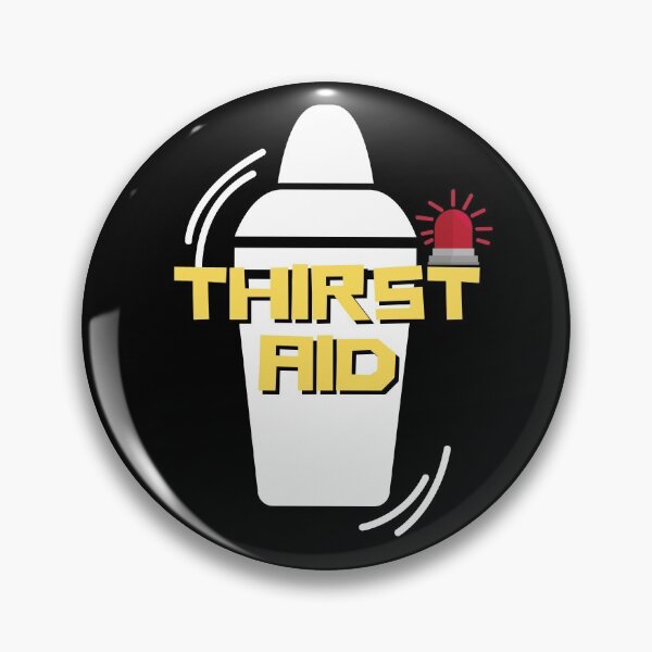 Item preview, Thirst Aid, Funny Bartender Gift, Bartending Joke, Mixologist Gift Idea designed and sold by springflow.