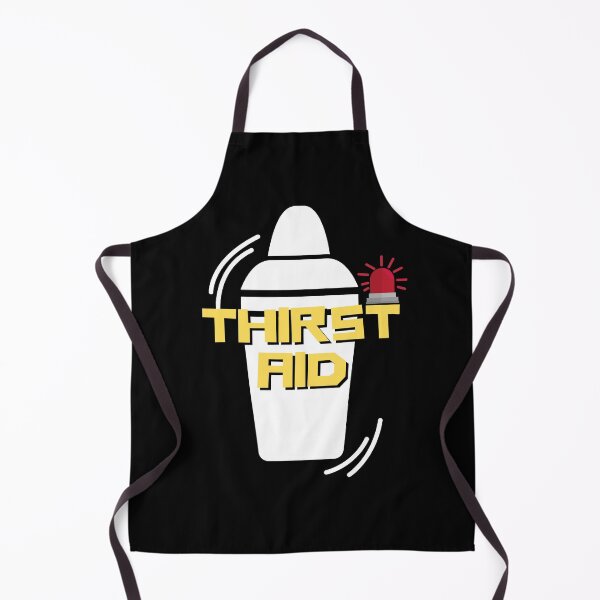 Item preview, Thirst Aid, Funny Bartender Gift, Bartending Joke, Mixologist Gift Idea designed and sold by springflow.