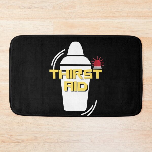 Item preview, Thirst Aid, Funny Bartender Gift, Bartending Joke, Mixologist Gift Idea designed and sold by springflow.