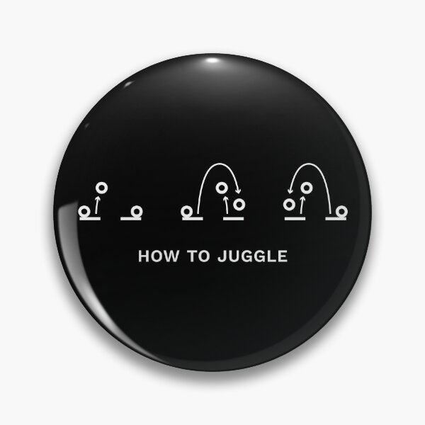 Item preview, How To Juggle Diagram designed and sold by DnlDesigns.