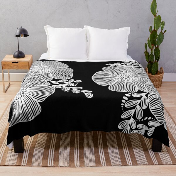 Item preview, White Line drawing flower design  designed and sold by Giulia  Palazzo.