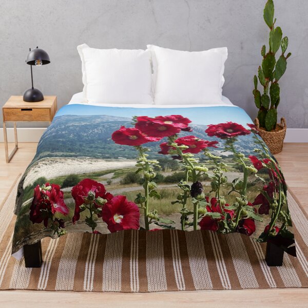 Item preview, Hollyhocks designed and sold by roadwarriorart.