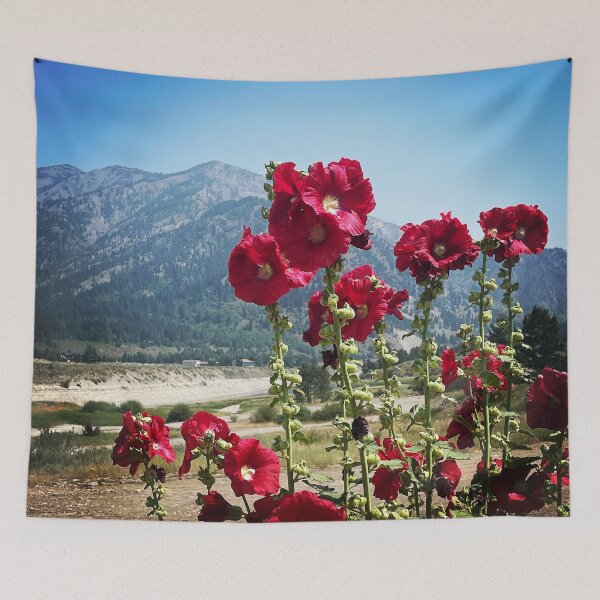 Item preview, Hollyhocks designed and sold by roadwarriorart.