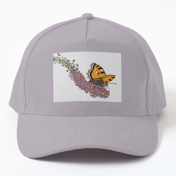 Butterfly on Buddlea Baseball Cap