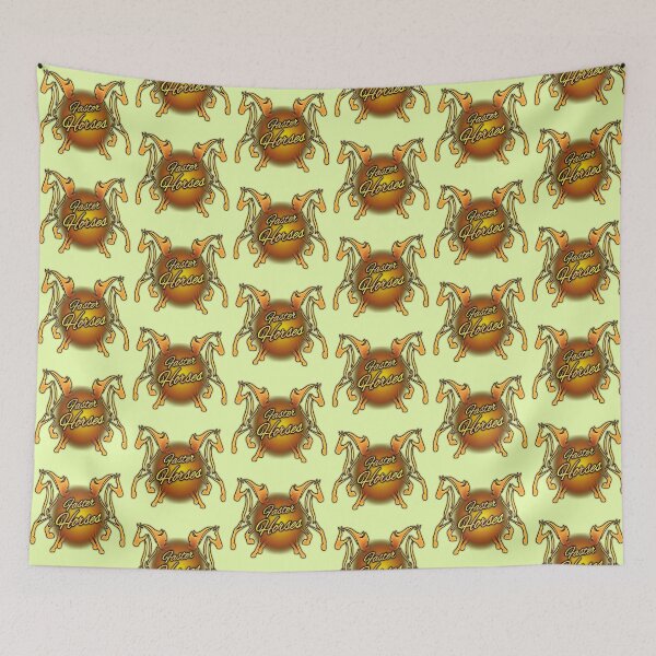 Item preview, Faster Run Horses Art Pattern designed and sold by Zareen Sayyed.