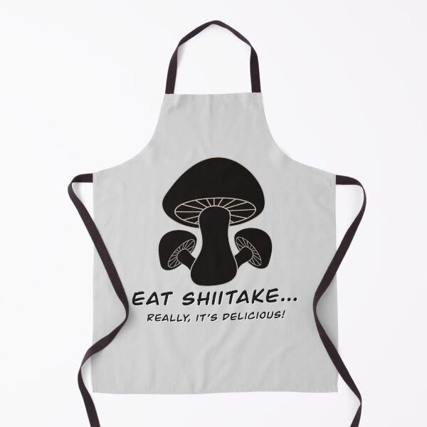 Item preview, Eat Shiitake, Really It’s Delicious - Pun for Foodies, Gag Gift - black letters designed and sold by FlorenciaBliss.
