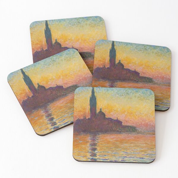 Item preview, San Giorgio Maggiore At Dusk, famous painting by Claude Monet designed and sold by MamaSweetea.