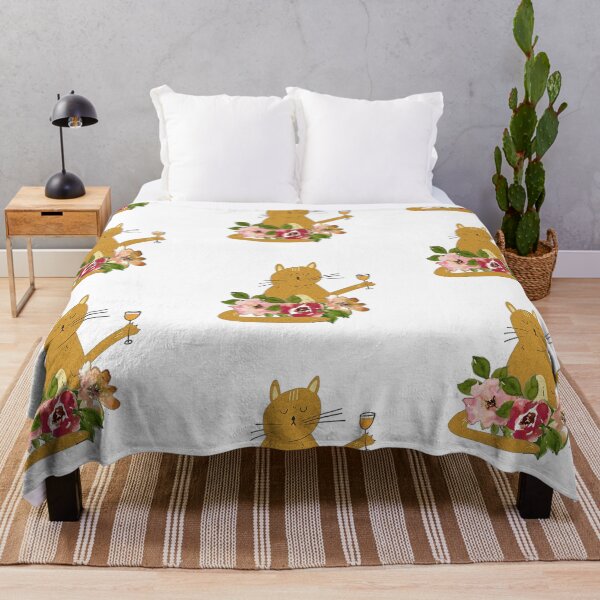 Item preview, Cat With Flowers designed and sold by Pavnud.