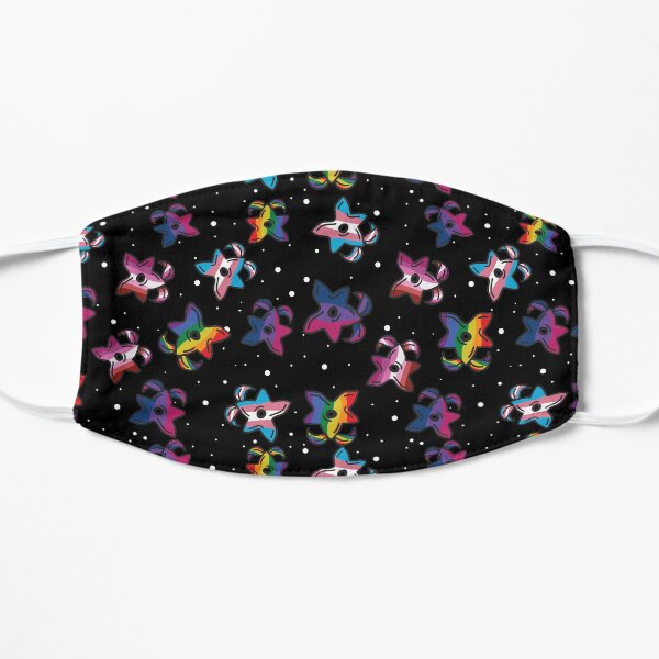 Stardrop pride patterns Flat Mask