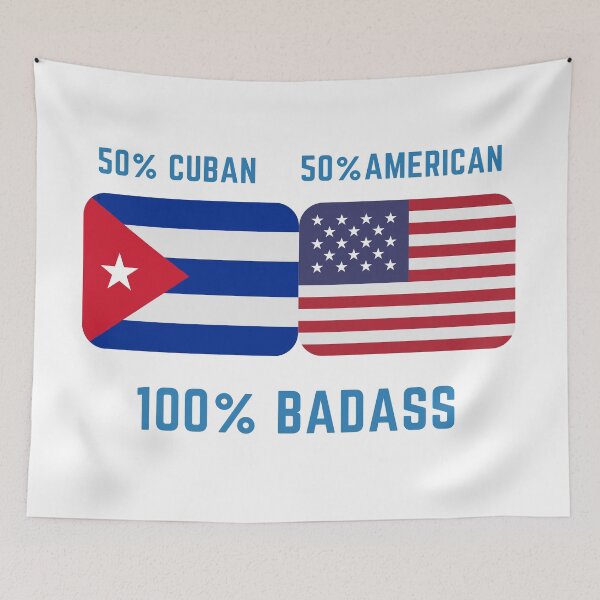 Item preview, 50% Cuban 50% American 100% badass designed and sold by 2Cheesy4U.
