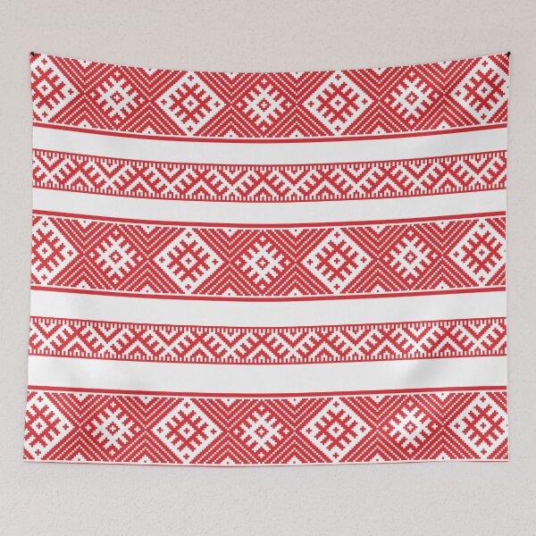 Item preview, Belarusian Ornament - Belarus Flag designed and sold by MintaApparel.