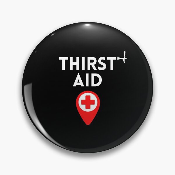 Item preview, Thirst Aid, Funny Bartender Gift, Bartending Joke, Mixologist Gift Idea designed and sold by springflow.