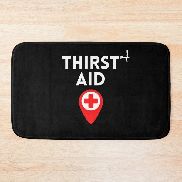 Item preview, Thirst Aid, Funny Bartender Gift, Bartending Joke, Mixologist Gift Idea designed and sold by springflow.