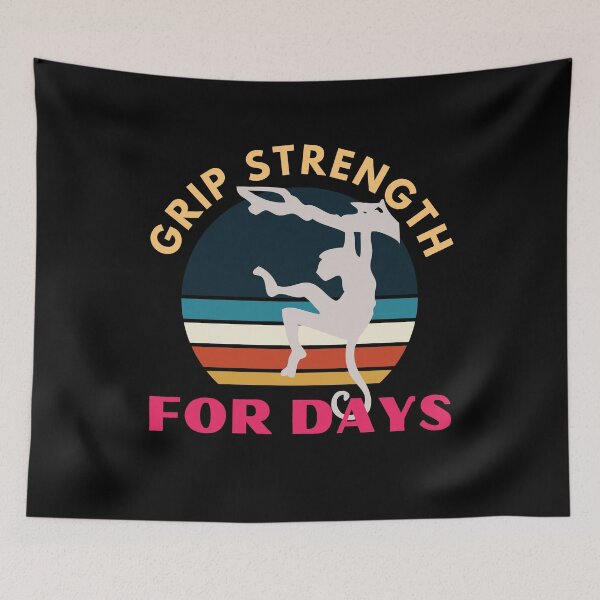 Item preview, Grip Strength For Days. Monkey. Funny Climbing designed and sold by Boulder Design Co.