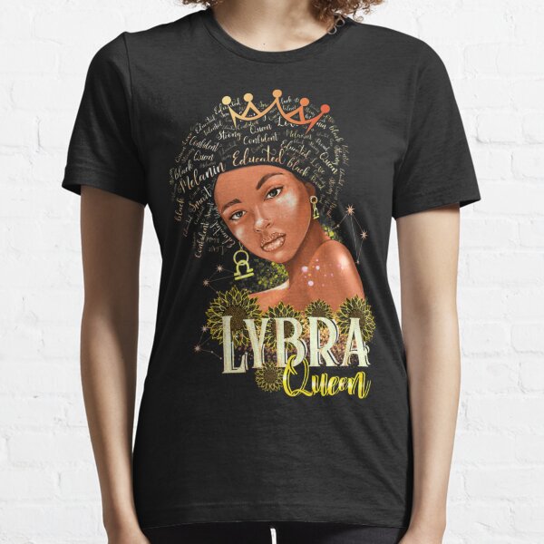 Astrology Gift Afro Woman Shirt Horoscope Shirt Libra Girl Black Zodiac Shirt Black Lives Matter Shirt