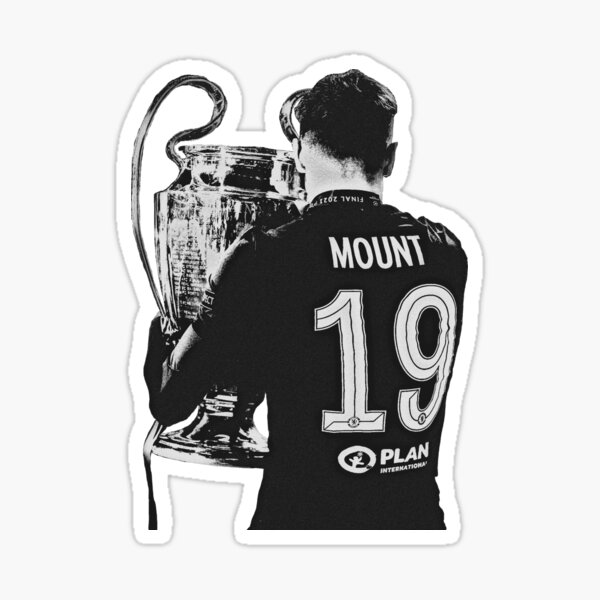 mason mount wallpaper art Sticker