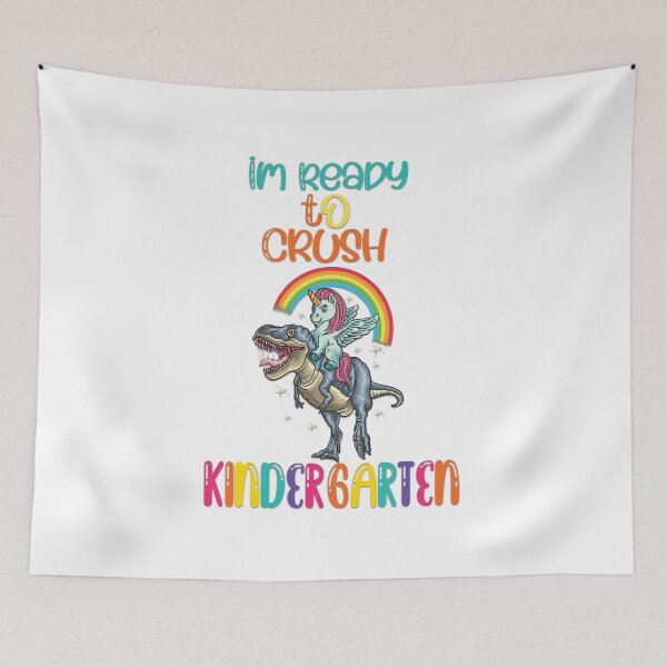 Item preview, I'm Ready To Crush Kindergarten Dinosaur and unicron back to school designed and sold by king's Outfit.