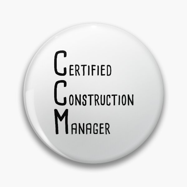 Item preview, Certified Construction Manager designed and sold by InspiredQuotes.