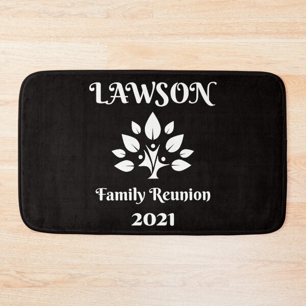 Item preview, Lawson Family Reunion 2021 Art in White designed and sold by KarisCanvasShop.