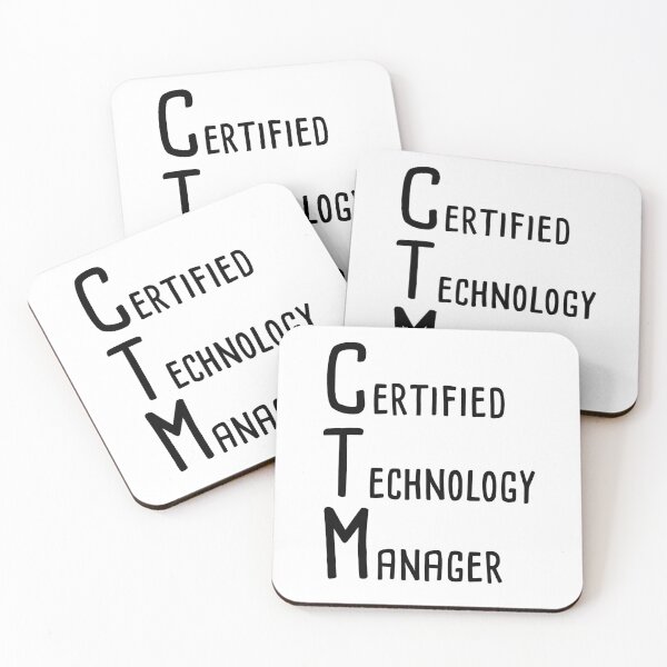 Item preview, Certified Technology Manager designed and sold by InspiredQuotes.