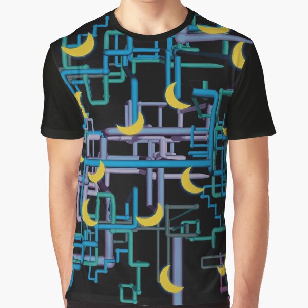 Dan Flashes Complicated Shirt Pattern Graphic T-Shirt