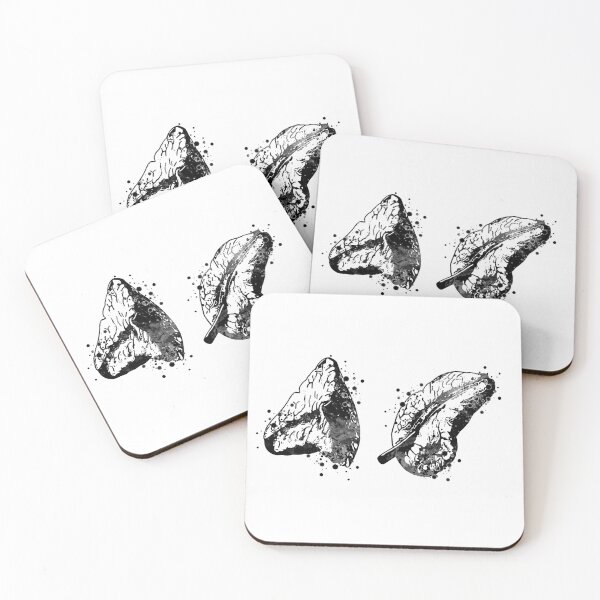 Item preview, Adrenal Gland Black and White Anatomy Drawing designed and sold by LotusGifts.