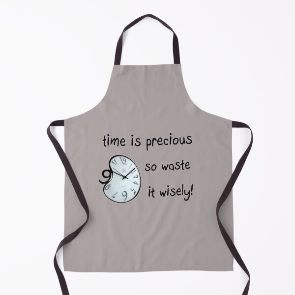 Item preview, Time Is Precious So Waste It Wisely Surreal Clock Design designed and sold by Angela Mello.