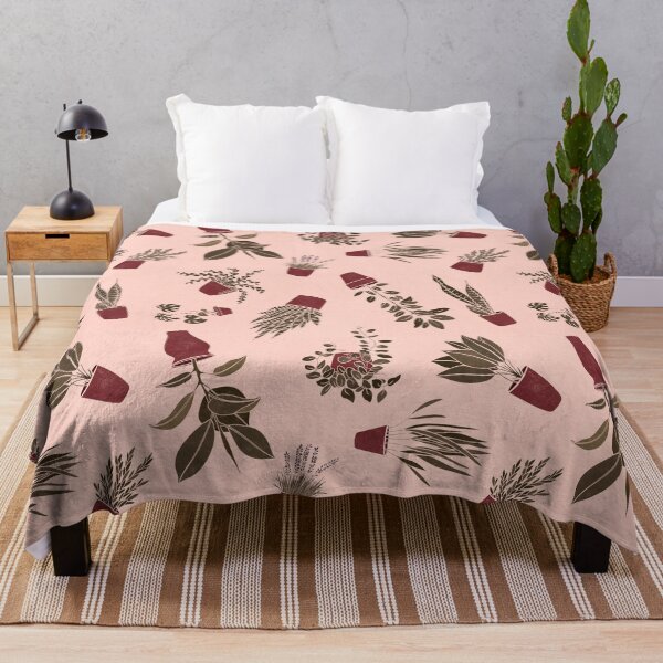 Item preview, Plant Print Pattern designed and sold by marindigo.