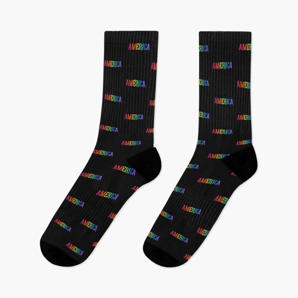 Item preview, LGBTQ America, Rainbow Lettering, Pride designed and sold by DiscGolfTees.