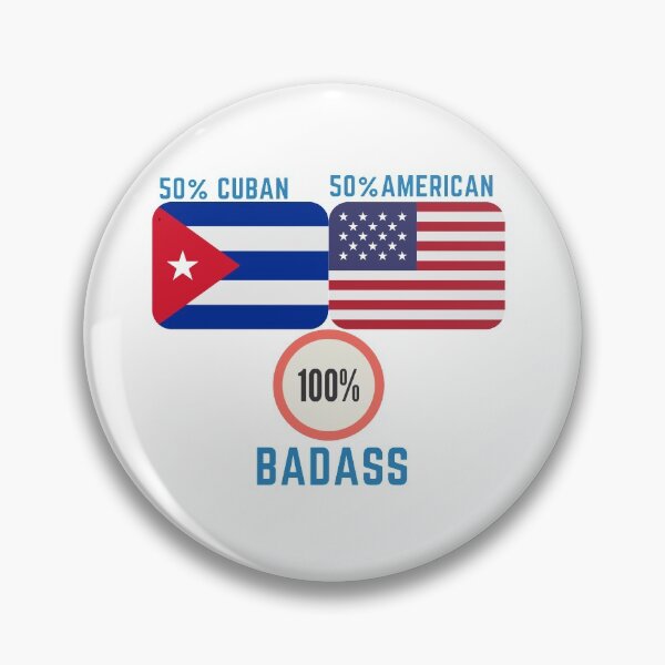 Item preview, 50% Cuban 50% American 100% badass designed and sold by 2Cheesy4U.