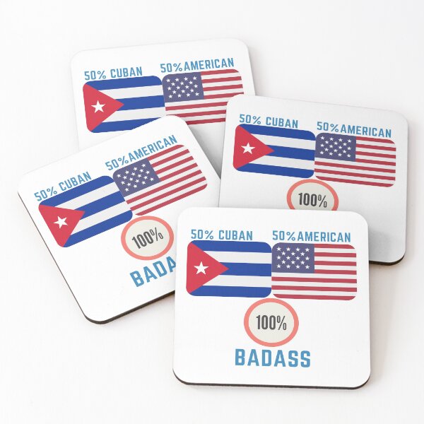 Item preview, 50% Cuban 50% American 100% badass designed and sold by 2Cheesy4U.