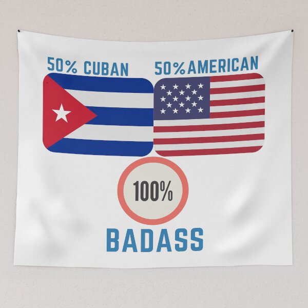 Item preview, 50% Cuban 50% American 100% badass designed and sold by 2Cheesy4U.