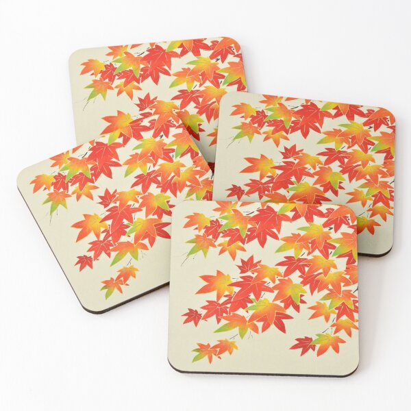 Item preview, Colored maple tree leaves designed and sold by deconote.